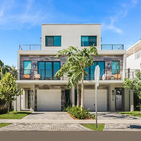 Luxury Paradise Walk To Las Olas -5 Mins To Beach Fort Lauderdale Exterior photo